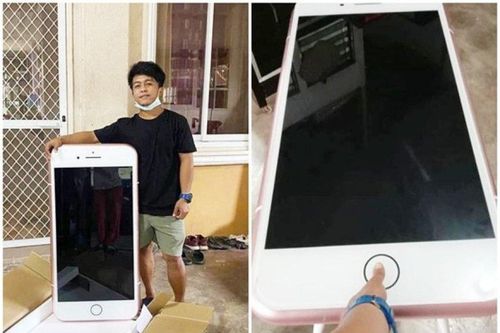 Đặt mua điện thoại, nhận được 'iPhone 7' khổng lồ