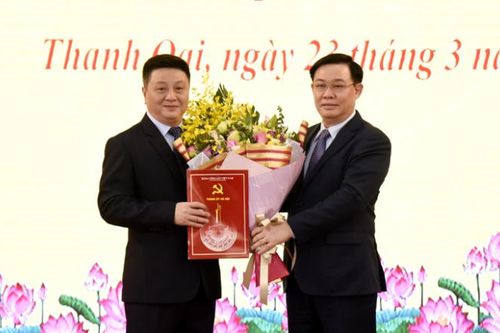 Phó Bí thư Quận Hoàn Kiếm làm Bí thư Huyện ủy Thanh Oai
