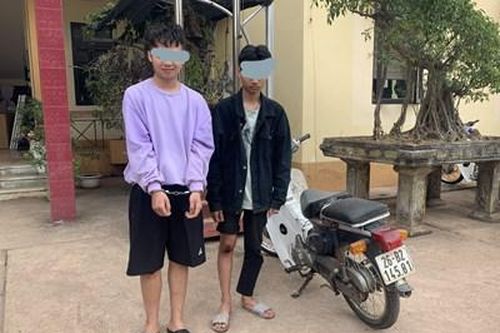 Bắt 2 đối tượng tuổi teen gây nhiều vụ cướp táo tợn trên Quốc lộ 6