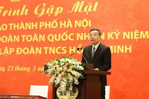 Lãnh đạo thành phố Hà Nội gặp mặt các thế hệ cán bộ Đoàn toàn quốc