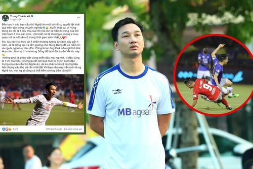 Thành Trung phát ngôn gây tranh cãi: Quyết liệt quá mức là đặc trưng của cầu thủ Nghệ An