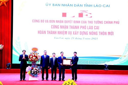 Thành phố Lào Cai đạt chuẩn nông thôn mới