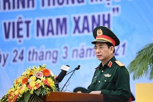 Bộ Quốc phòng tổ chức Lễ phát động trồng cây hưởng ứng Chương trình trồng 1 tỷ cây xanh - Vì một Việt Nam xanh