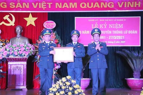 Kỷ niệm 60 năm Ngày Truyền thống Lữ đoàn Thông tin 21 BĐBP