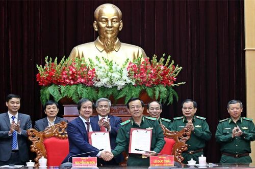 Bộ Tư lệnh BĐBP và Đại học Quốc gia Hà Nội ký kết thỏa thuận hợp tác