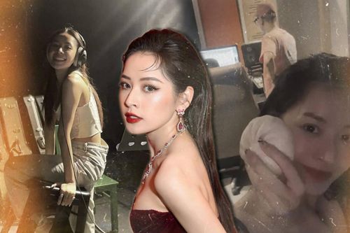 Liên tiếp đăng story 'làm lụng chăm chỉ' trong phòng thu, Chi Pu thật sự sắp comeback làng nhạc?