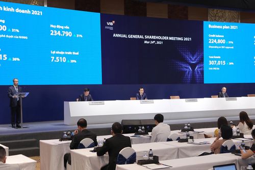 Đại hội đồng cổ đông VIB: Thông qua đề xuất cổ phiếu thưởng 40%