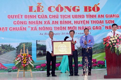 An Bình đạt chuẩn 'Xã nông thôn mới nâng cao' năm 2020