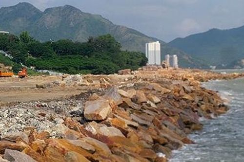 Cưỡng chế thu hồi dự án Nha Trang Sao lấn biển trái phép