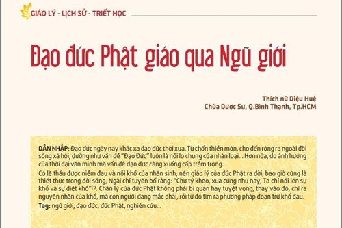 Đạo đức Phật giáo qua Ngũ giới