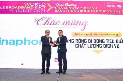 VinaPhone là đơn vị tiêu biểu về Chất lượng Dịch vụ Băng thông rộng Di động tại Việt Nam