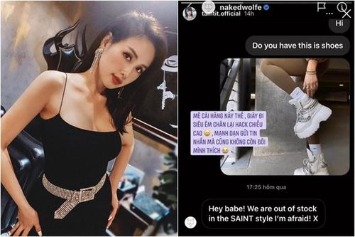 Cựu 'đệ nhất hot girl Hà thành' mua giày mới bị soi điều này