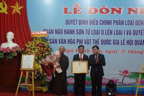 Lễ hội Quán Thế Âm Ngũ Hành Sơn là Di sản văn hóa phi vật thể quốc gia