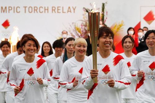 Bắt đầu lễ rước đuốc Olympic Tokyo 2020