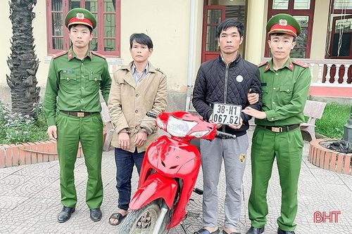Khởi tố 2 'con nghiện' từ Nghệ An sang Hương Sơn trộm xe máy