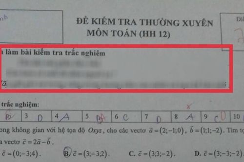 Nhắc nhở học trò không quay cóp lúc kiểm tra, thầy giáo làm thơ vừa hài hước vừa thâm thúy