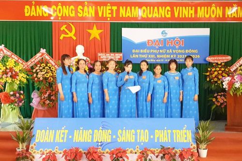 Đại hội đại biểu Hội Liên hiệp Phụ nữ xã Vọng Đông nhiệm kỳ 2021-2026
