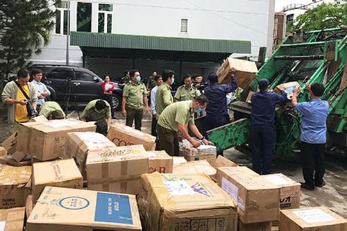 Tiêu hủy gần 35.000 bao thuốc lá điếu nhập lậu
