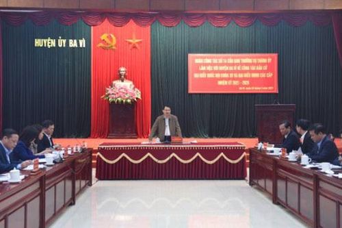 Huyện Ba Vì chuẩn bị kỹ để cuộc bầu cử là ngày hội của toàn dân