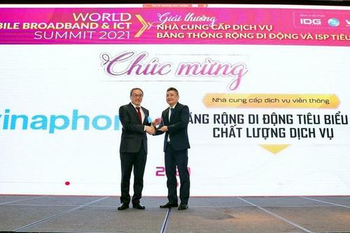 VinaPhone được vinh danh Nhà cung cấp tiêu biểu chất lượng dịch vụ băng thông rộng di động