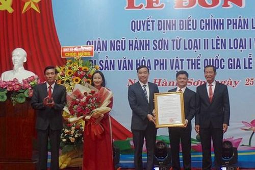 Lễ trao Bằng chứng nhận Lễ hội Quán Thế Âm - Ngũ Hành Sơn là di sản văn hóa quốc gia