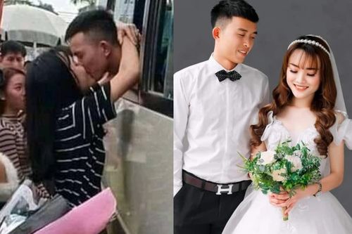 Đôi trẻ nổi tiếng với bức ảnh hôn môi ngày nhập ngũ đã kết hôn