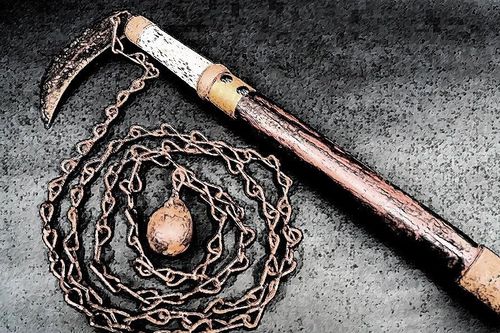 Quả chùy xích chết người của ninja Nhật Bản