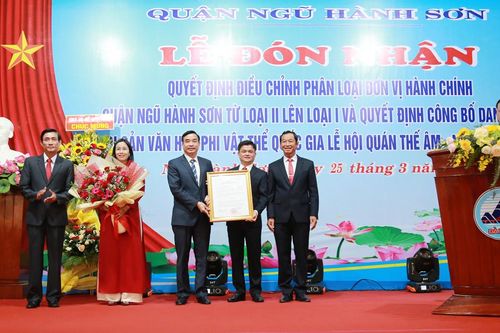 Quận Ngũ Hành Sơn được điều chỉnh là đơn vị hành chính loại I