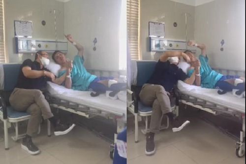 Thăm Đỗ Hùng Dũng, 'bố Park' lộ khoảnh khắc siêu đáng yêu của