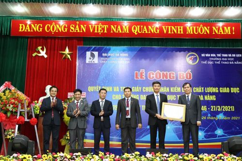 Trường ĐH Thể dục thể thao Đà Nẵng đạt kiểm định chất lượng giáo dục