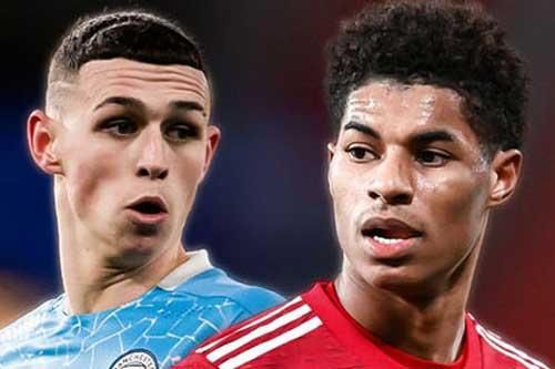Rashford đắt giá nhất MU, Foden là số 1 ở Man City