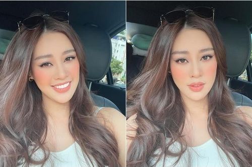 Cận kề ngày lên đường chinh chiến, Khánh Vân 'trổ tài' tự tay make-up, làm tóc đẹp chuẩn Miss Universe