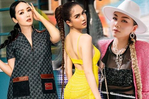 Sao Việt bắt trend tóc thắt bím dài thượt: Người an toàn, người lại chất chơi