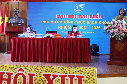 Đại hội đại biểu Hội LHPN phường Trúc Bạch: 3 nhiệm vụ trọng tâm của nhiệm kỳ tới