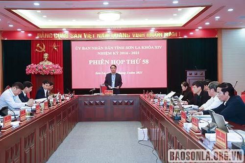 Phiên họp thứ 58, UBND tỉnh khóa XIV