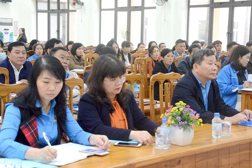 Tập huấn cho cán bộ công đoàn cơ sở doanh nghiệp