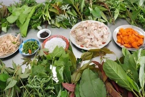 'Lẩu' lá rừng