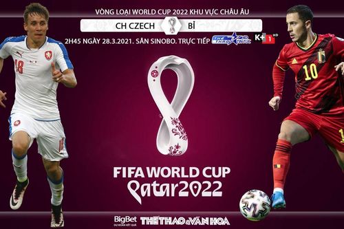 Soi kèo nhà cái CH Séc vs Bỉ. Vòng loại World Cup 2022 khu vực châu Âu