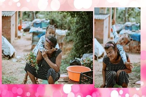 Khoảnh khắc 'người mẹ khờ' chăm con gái khiến người xem rơi nước mắt