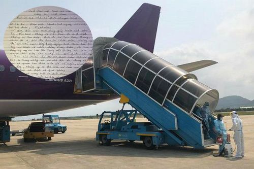 Công dân mắc kẹt ở Đài Loan viết 'tâm thư' khi trở về từ chuyến bay giải cứu