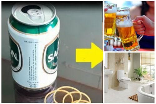 Đổ bia vào nhà vệ sinh, ai cũng tưởng 'phí tiền phí của' cho đến khi thấy kết quả đầy bất ngờ