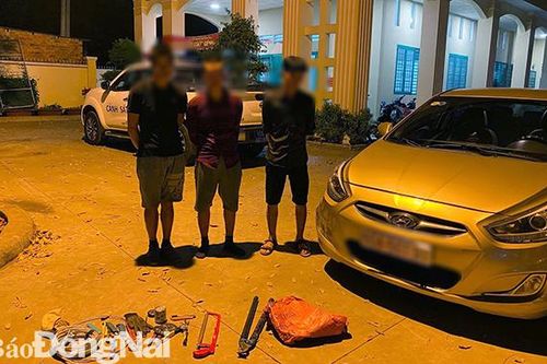 Tuần tra phát hiện 3 đối tượng nghi trộm cắp tài sản