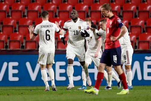 Tiền đạo Lukaku thi đấu thăng hoa trong màu áo ĐT Bỉ