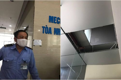Nhân chứng bàng hoàng kể lại giây phút nữ giám đốc và nhân viên rơi xuống chung cư vì trần thủng