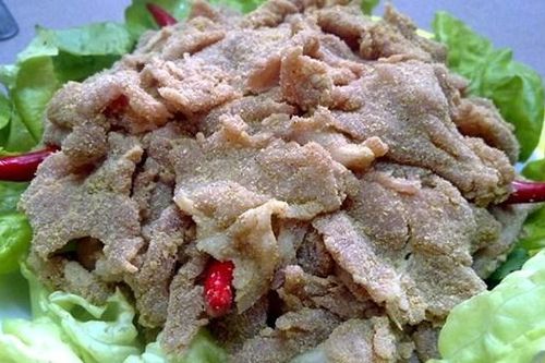 Thịt muối chua của người Dao Tiền