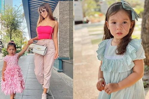 Con gái lai Tây của Hà Anh gần 3 tuổi đã cao vống