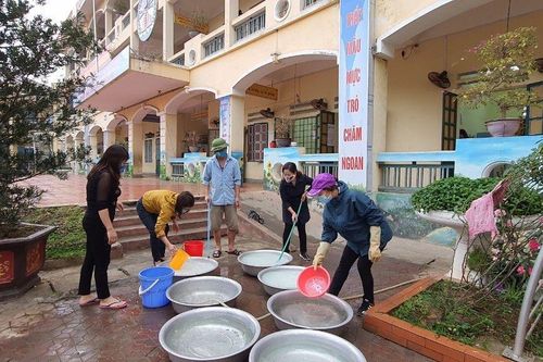 Thành phố Lào Cai: 1.300 HS Trường TH Lê Văn Tám đi học trở lại
