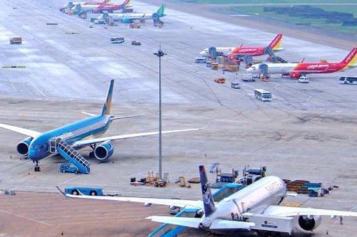 Khắc phục tình trạng tàu bay đỗ không đúng vạch dừng tại Cảng hàng không Nội Bài