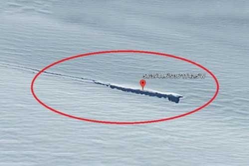 Google Earth phát hiện đĩa bay UFO rơi?