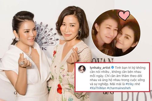 Lý Nhã Kỳ khoe tình bạn 'xuyên biên giới' với Xa Thi Mạn: 'Mãi là tri kỷ'